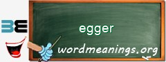 WordMeaning blackboard for egger